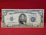 (1) $5 Blue Label Bill