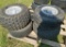 (4) 18 x 9.50 -8 EZGO Rims