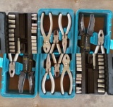 Assorted Plyers, Wire Cutters & Extensions Missing
