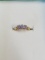 10K Gold Tanzanite & Diamond Ring