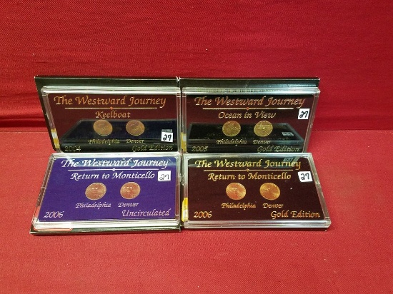 (4) Assorted "The Westward Journey" Nickels