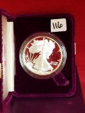 1990 S$1 Silver Eagle