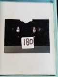 10KT Tanzanite & Diamond Earrings