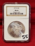 1879 S S$1 MS64 Morgan Silver Dollar