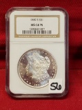 1880 S S$1 MS64 PL Morgan Silver Dollar