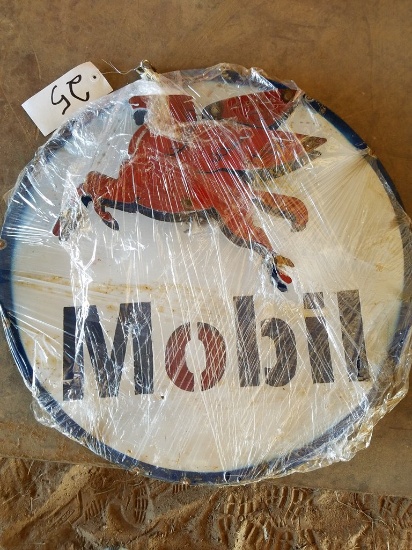 Mobil Oil Metal Sign