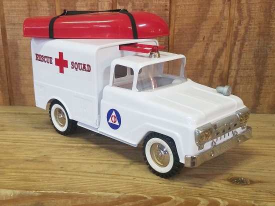 1960'S Tonka Rescue Truck Fully Functionally.