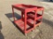 (2) Red Metal Carts