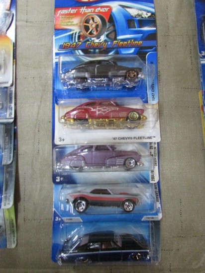 (5) Assorted Chevy Hot Wheel Cars