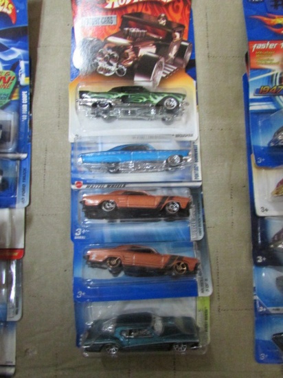 (5) Assorted Buick Hot Wheel Cars