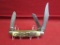 Schrade 3 Blade USA Made Knife