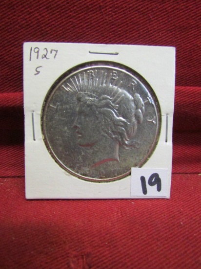 1927 Silver Peace Dollar