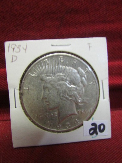 1934 Silver Peace Dollar