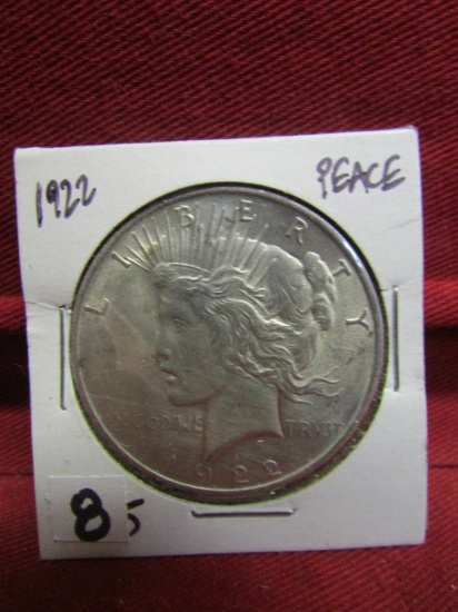 1922 Silver Peace Dollar