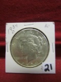 1934 Silver Peace Dollar