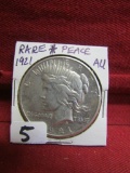 1921 Silver Peace Dollar ** Rare **