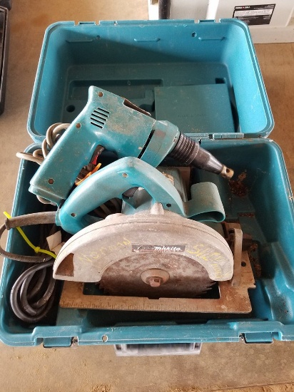 7¼" Makita Circular Saw & Makita Dry Wall