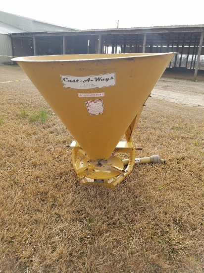 Cast-A-Way Seed Spreader Type 2 W/ PTO Shaft