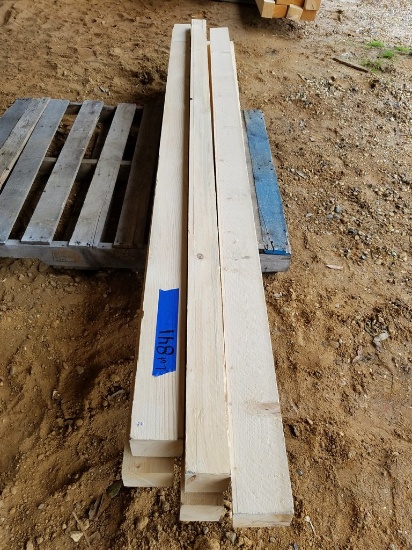 (6) 4" x 4" x 7' 10" Fir Lumber