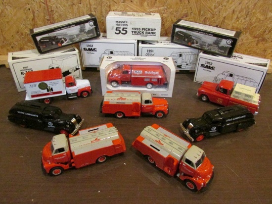 (8) Assorted Die-Cast Coin Banks