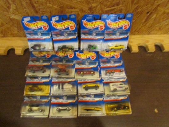 (16) Assorted "1998" First Edition Hot Wheels