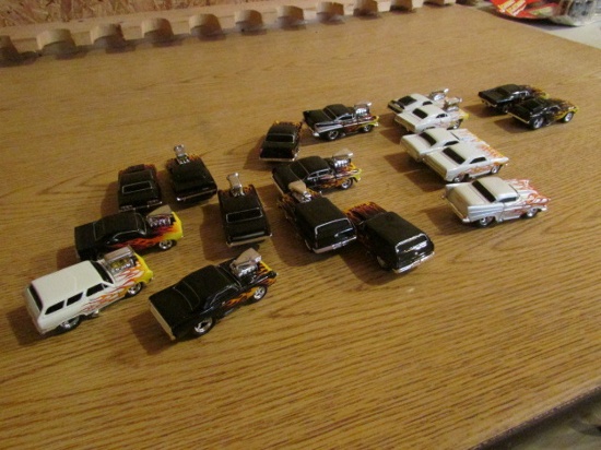 (18) Assorted Hot Wheels Custom model Hot Rods