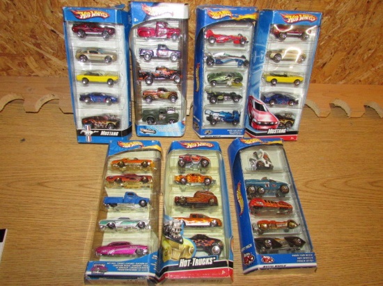 (7) Assorted Hot Wheels Packs