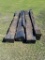 (4) 12ft L Creosote Timbers