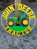 John Deere Metal Sign