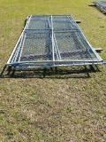 (4) 6' H x 12' W Chain Link Gates