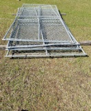 (4) 6' H x 12' W Chain Link Gates