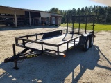 14ft Bumper Pull Trailer W/ Gate