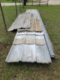 (8) Sheets Of 20ft L Concrete Tin, (12) Sheets Of