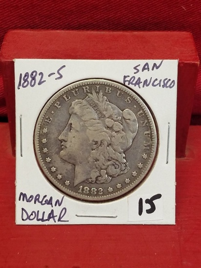 1882-S Morgan Silver Dollar