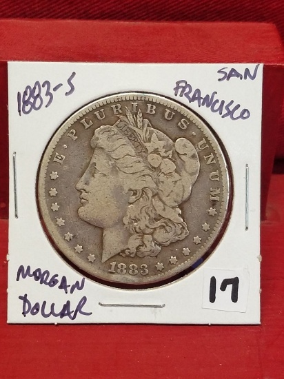1883-S Morgan Silver Dollar
