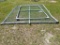 8ft W Chain Link Gate & 5ft W Gate Frame