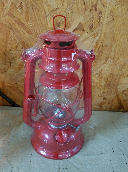 Red Hurricane Lantern