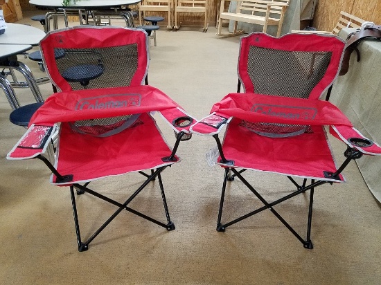 (2) Coleman Foldable Chairs
