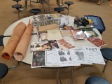 Leather Kit W/ Stamp Set, Pattern Books, (2) Rolls