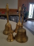 (4) Brass Bells