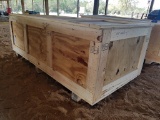 Empty Wooden Crate W/ Lid