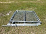 (2) 6ft  W Chain Link Gates