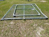 8ft W Chain Link Gate & 5ft W Gate Frame