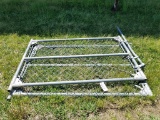 (2) 5ft W Chain Link Gates