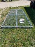 (2) 13ft W Chain Link Gates