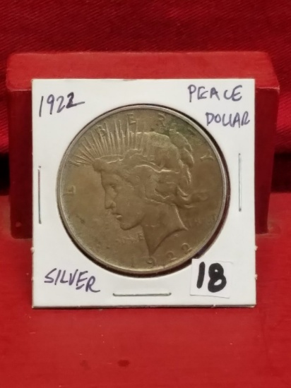 1922 Silver Peace Dollar