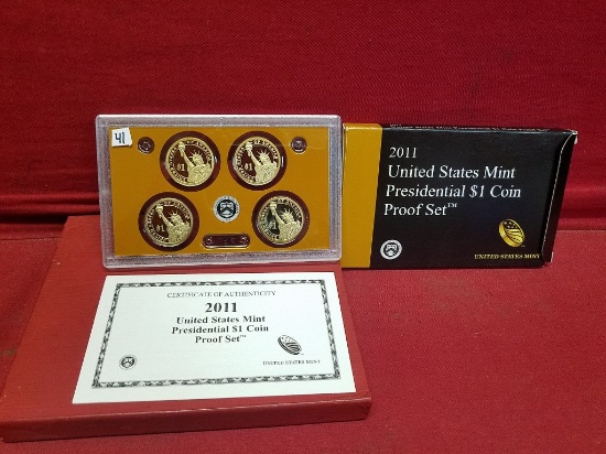 2011 U.S Mint Presidential $1 Coin Proof Set