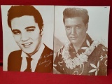 (2) 11 x 14 Old Photos Of Elvis Presley