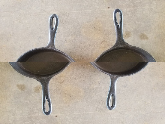 (2) Cast Iron Skillets