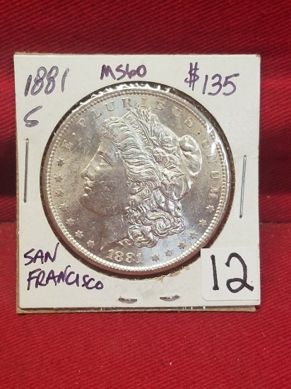 1881-S Morgan Silver Dollar